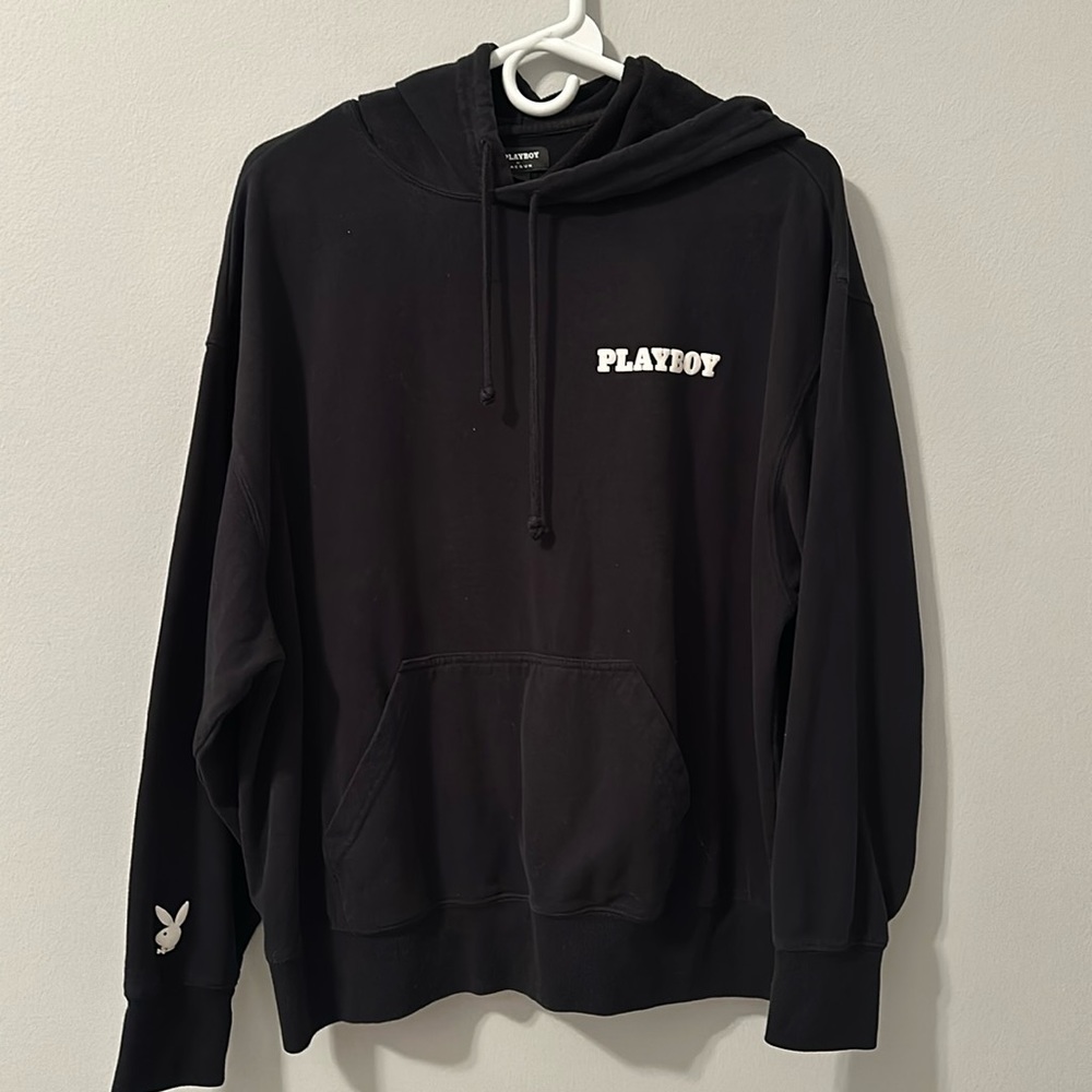 playboy black hoodie